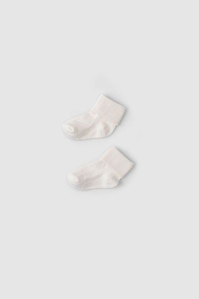 Little Gusto Organic Baby Socks White