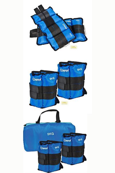 welcomein Cosfer Hand and Foot Weight with Carrying Bag Fitness Cardio Conditioning Physical Therapy