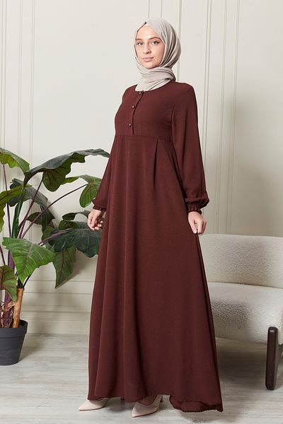 fistan Aerobin Fabric Mevlana Φούστα - Φαρδιά Εφαρμογή Hijab Φόρεμα, Φόρεμα Mother's Prayer