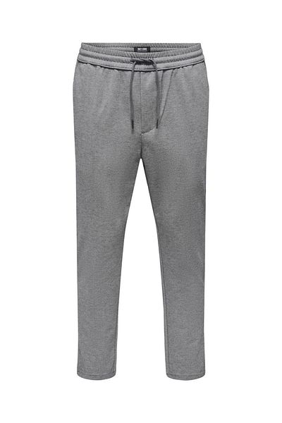 Only & Sons Onslinus 2454 Model Crop Pant - Medium Gray Melange