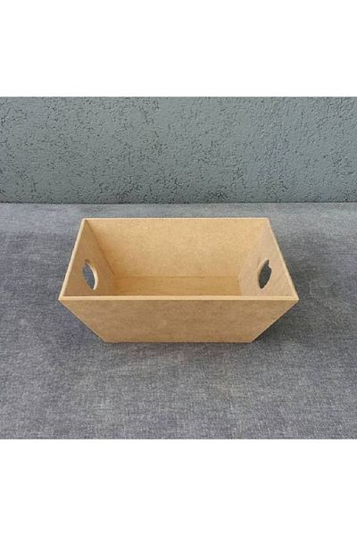 Altınyapı Hobi Market Raw MDF Bread Bowl - Flat Slice, Unpainted