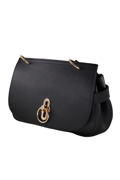 HFKY Geantă de umăr pentru femei cu curea și blocare frontală - Geantă Crossbody