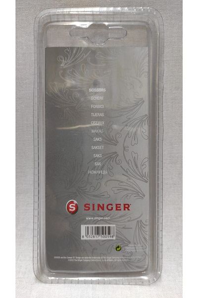 SİNGER مقص تطريز منقوش بطرف منحني