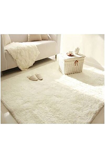 Sarar Plush Carpet Post White Non-Slip Base Washable Cutting Mat Width: 80 Cm