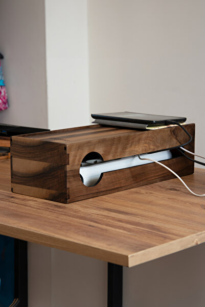 Woodsaka Reka Kablo Organizer | Ceviz
