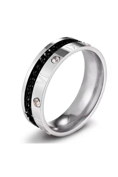 G Sport POLO Wedding Ring Men's Roman Load - Stainless Steel