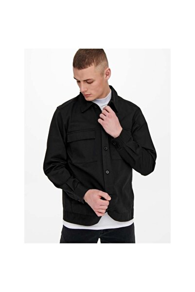 Only & Sons Erkek Siyah Gömlek Ceket 22023023