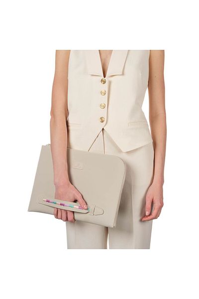 Happy-Nes Safari Beige Beige Laptop Case 13'' Compatible