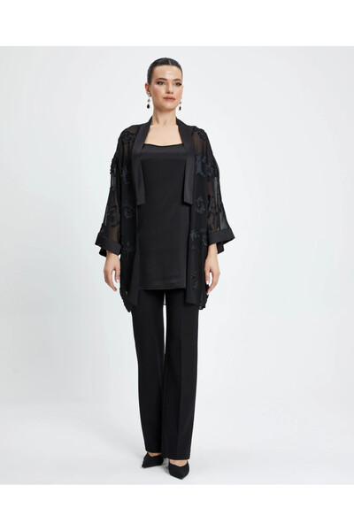 SERPİL Serpil Kadın Siyah Pantolon 39568