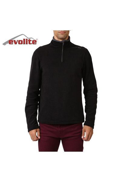 Evolite Πουλόβερ Fuga Bay Micro Fleece - Μαύρο