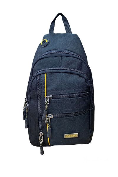 FAO POLO ÇANTA&CÜZDAN Geantă de umăr, crossbody și piept cu mai multe compartimente de culoare neagră