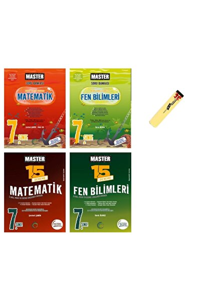 Okyanus Yayınları 7. Sınıf Master Matematik ve Fen Soru Bankası ve Deneme