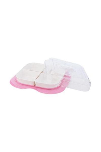 İkon Home Suitable for Daily Use 4-Piece Breakfast Mica Plastic (Color: Water Green)