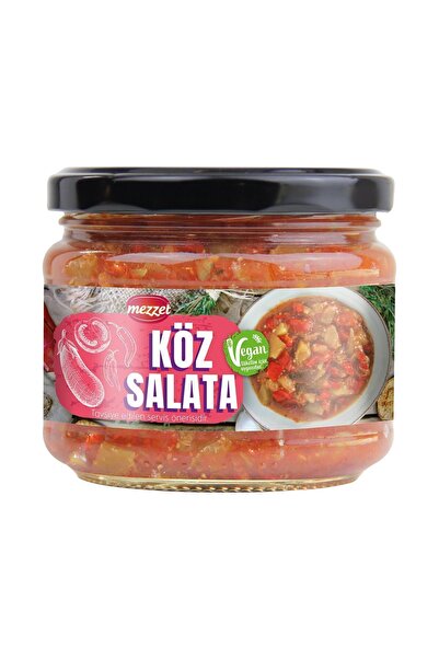 Mezzet Zeytinyağlı Karışık Köz Salata 300 g - Vegan Koruyucusuz Gurme Meze
