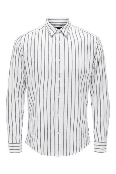 Only & Sons قميص الأول والأخير22025613 أبيض