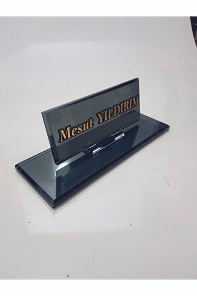 MERTKRİSTAL Masaüstü Kristal Isimlik, Hediye Ofis Kalemlik M144