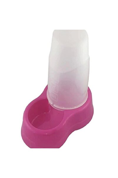 Hazneli Su ve Mama Kabı 1.5 lt Pembe