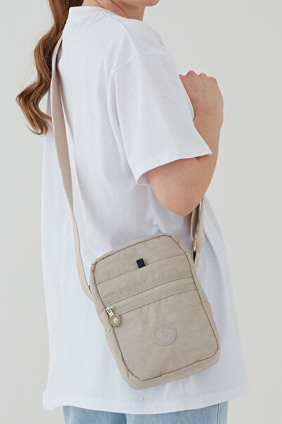 Rosso Collina موديل أوترانتو للموسم الجديد - قماش مجعد مقاوم للماء، حقيبة كتف متقاطعة للهاتف