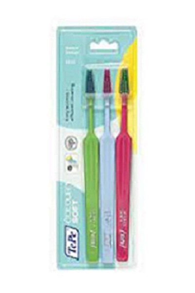 TePe فرشاة أسنان يومية اختر اللون الناعم 3 قطع |   الفوشيه-الأخضر-أرجواني