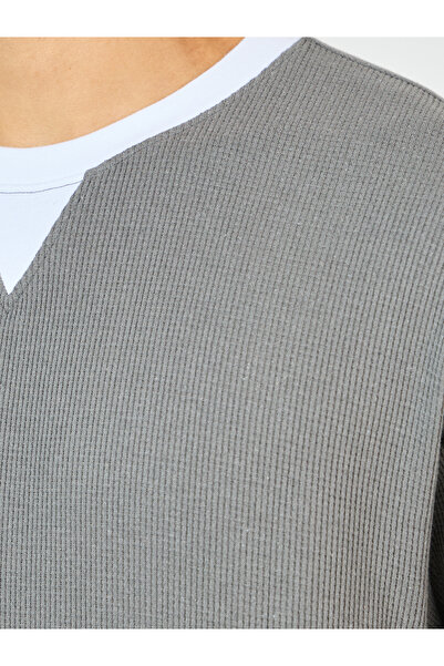 Styli Premium Waffle Knit Oversized T-Shirt