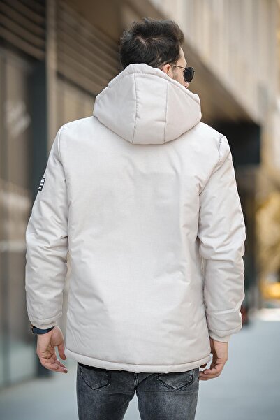 Oksit Αδιάβροχο παλτό με κουκούλα από γούνα Rabze