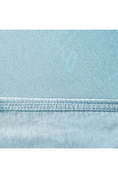 Evidea Blue Single Soft Bed Sheet - Elastic, 100X200 cm