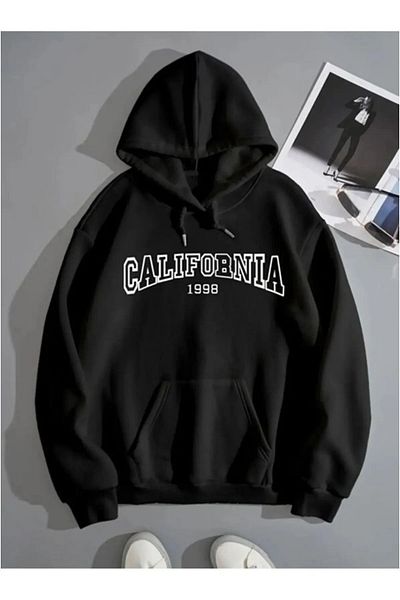 Karatopak Hanorac imprimat unisex cu glugă și buzunar cangur