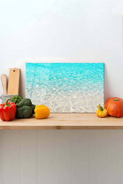 Rosyvien Clear Seawater Board - Glass Cutting, Silicone Legs, Presentation Cu...