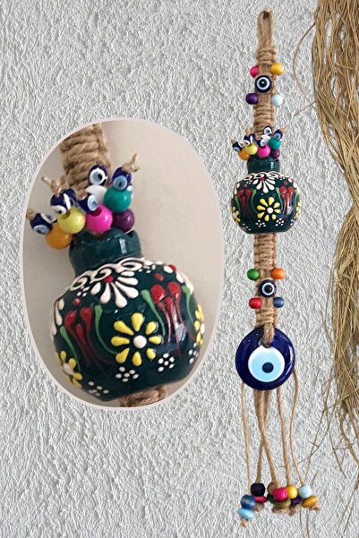Art inside Seramik Boncuklu Nar Koyu Yeşil Duvar Dekorasyon Objesi Dekoratif ...