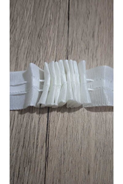 Üçbey Tekstil Üçbey Perde Ekstraforu Devamlı Büzgü 4 Cm 10 Metre
