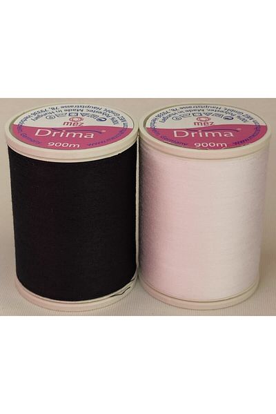 ATMACA TUHAFİYE Drima Spool Sewing Thread 900m Black And White