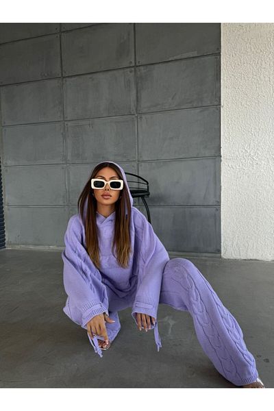 FEHAL GİYİM Swtshrt 2-Piece Set - Knit Fabric Pants