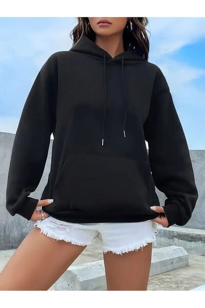 YOHO SPORT Φούτερ με κουκούλα Unisex Χειμερινό χοντρό βαμβάκι, ράστερ και μαλ...