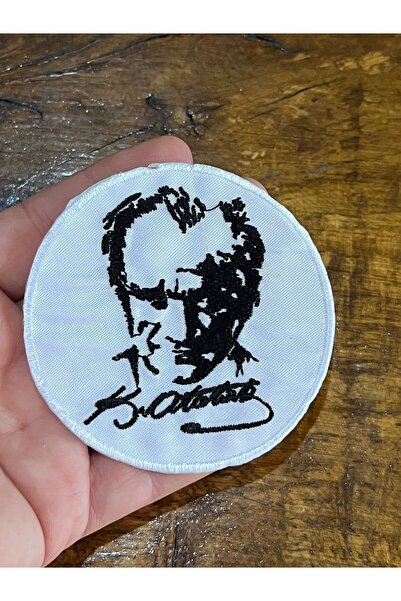 Gönülden Tasarım Aplicație umbrită cu emblemă Ataturk albă care se lipește cu...