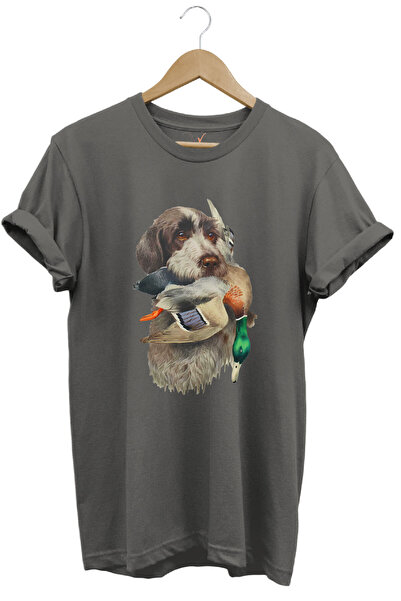 WİDİ Vânător Vânător Câine de vânătoare în gura de păsări imprimat Căutare de...