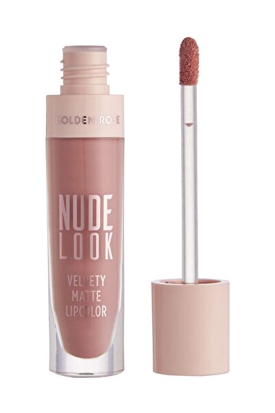Golden Rose Nude Look Velvety Matte Lipcolor 03 Rosy Nude Jojoba ve Avokado Yağlı Likit Mat Ruj 4,5 ml