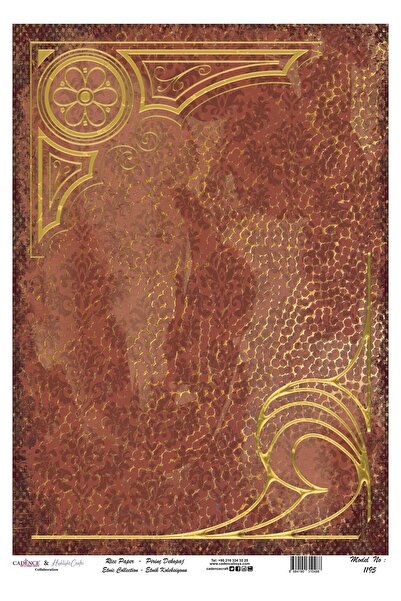 Cadence Boya ديكوباج نحاسي - موديل 1195 ديكوباج قصير القطع