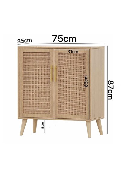 Onouqo Mdf Çok Amaçlı Dolap, Ayakkabılık, Oturma Odası, Mutfak Dolabı