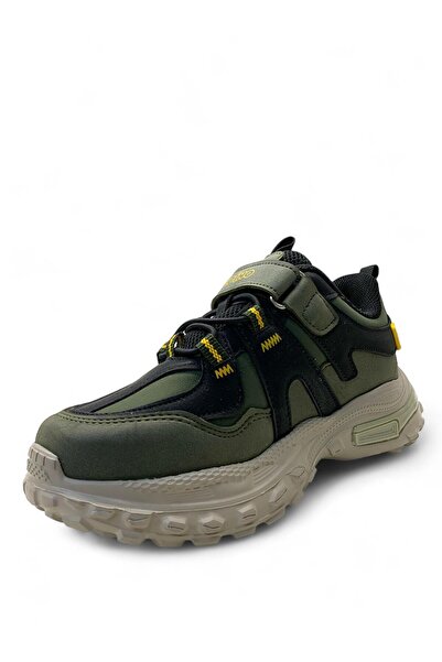 pepino 1734 Orthopedic Boy's Sneaker - Khaki/Black, Comfortable