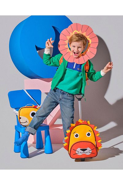 ZOOZY Geantă pentru grădiniță cu racletă Nest Model Lion