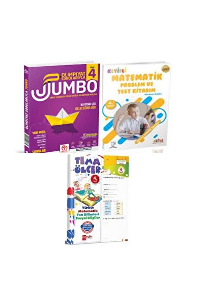 MODEL EĞİTİM YAYINCILIK 4.Sınıf Olimpiyat Sorularıyla Jumbo Soru Bankası+Mate...