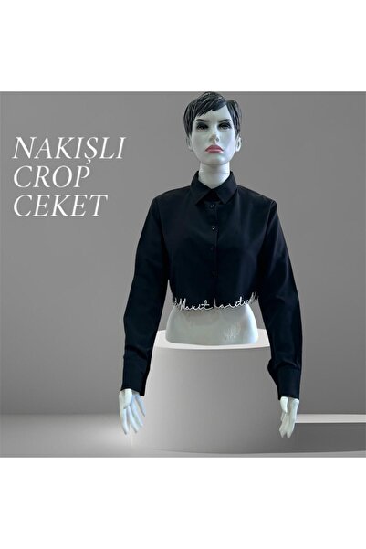 GÖRKEM CAN TEKSTİL CROP GÖMLEK
