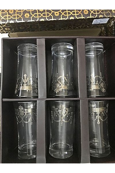 DECOSTYLE Decorated Silver Pantoğraf - Pasabahce Soft Drink Cup
