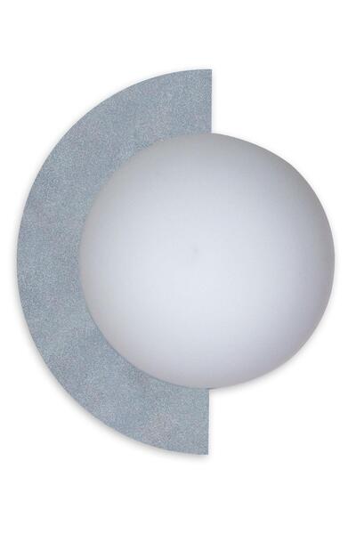 D-light Yarım Dünya Aplik Gri