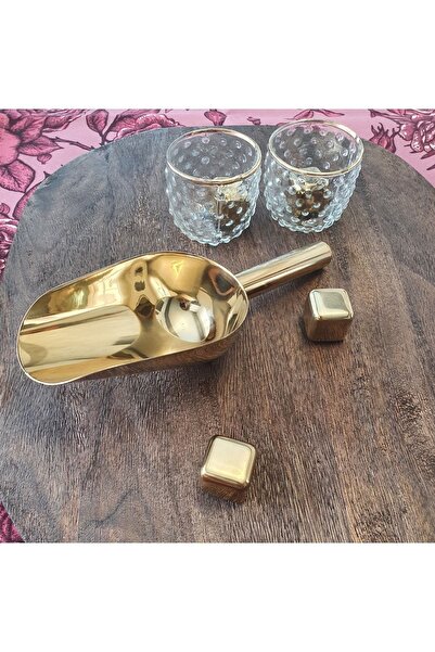 LOVYCO Ice Shovel, Metal Ice Shovel for Ice Machine, Stainless Steel, Bar, Ice Shovel, Shovel, Kitchen Accessory