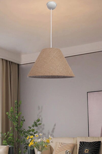 D-light Keten Tekli Sarkıt Avize