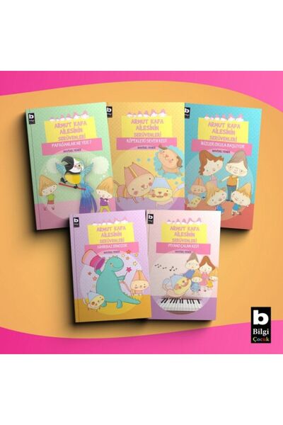 Bilgi Yayınevi مجموعة مغامرات عائلة رأس الكمثرى (5 كتب)