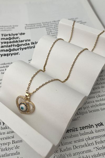 Modex Zircon Stone Steel Mold Necklace - Size:40Cm+5
