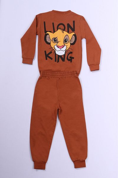 HÇM Boy's Tracksuit Set - Sirt Tiger and Print Detail B51