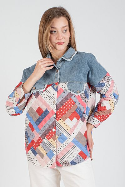 Hatun Atila Jachetă matlasată din denim HatunAtila - 8557-3
